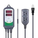 Inkbird WiFi ITC-308 Digital Temperature Controller Thermostat Remote Monitoring Controlling Home Brewing Fermentation Breeding Incubation Greenhouse