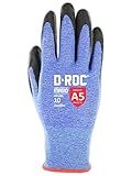 MAGID D-ROC AeroDex ANSI A5 Nitrile Coated Touchscreen Work Gloves, 36 Pairs, Size 9/Large (GPD486)