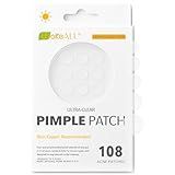 Pimple Patches for Face, 5 Sizes(8,10,12,14,16mm)108 pcs Acne Patches Hydrocolloid Precise Matches Different Sizes Acne, Spot Stickers With Tea Tree Oil Salicylic Acid Centella Covering Zits Blemishes