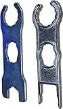 Sunway Solar Panel Connector Tool Works For Solar Connectors Assembly and Disassembly,Metal Spanner Wrenches Crimping Tool For Solar PV System Extension Cable Wire Kit- 1 Pair