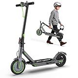 MAXSHOT Electric Scooter for Adults, 8.5/10/14" Tires, 19/22Mph, 350W/500W Motor, 21-28 Miles Range, Folding E-Scooter with Dual Suspension,APP Control