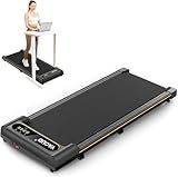 Yagud Walking Pad Treadmill for Home Office, Portable Under Desk Treadmill with Remote Control and LED Display, Walking Jogging Running Machine