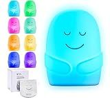 Special Supplies Mindfulness Guided Breathing Exercises, Nightlight Mode, Guided Daily Visual Relaxation and Restful Sleep for Kids or Adults, Color Changing Nightlight