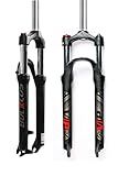 BUCKLOS 26/27.5/29 MTB Suspension Fork Travel 100mm, 28.6mm Straight Tube QR 9mm Crown Lockout Aluminum Alloy XC Mountain Bike Front Forks