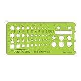 Pacific Arc Pocket Master Template Guide, Featuring Perfect Circles, Hexagons, Triangles, and Squares