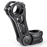 Adjustable MTB Stem 31.8mm 70 Degree - 90/110/130/145mm Bike Stem Riser for Handlebar - Aluminum Alloy Mountain Bike Handlebar Riser Extender for MTB Road City Bike Bicycle