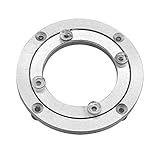 Aluminium Alloy Turntable Bearing, Heavy Duty Swivel Turntable Lazy Susan Rotating Bearing Turntable Round Dining Table Smooth Swivel Plate Hardware, 4"