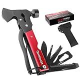 Multitool Camping Gear, Stocking Stuffers for Men, Multi Tool with Axe Hammer Knife, White Elephant Gifts Camping Accessories, Christmas Birthday Gifts for Men Dad Husband Him,Cool Tool Gifts Ideas
