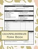 Cleaning Estimate Form Book: House Cleaning Service Quote Record, Cleaning Checklist, DIY Cleaning Service Business Form, Cleaning Proposal | Cleaning ... Commercial & Deep Cleaning Services