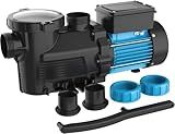 BOMGIE In/Above Ground Pool Pump, High Flow Powerful Self Priming Pool Pump, 2.2HP 6950 GPH 220V