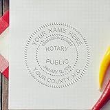 North Carolina Notarial Seal - Pink Notary Seal NC, Compliant with North Carolina Notary Board, Ideal for North Carolina Notary Public, 1-5/8 Dia Size - Essential Tool for NC Notary Duties