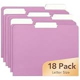 Mr. Pen- File Folders with Tabs, 1/3 Cut Tab, 18 Pack, Letter Size