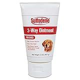 Sulfodene Dog Wound Care 3-Way Ointment, Relieves Pain & Prevents Infection For Dog Cuts, Scrapes, Bites and Injuries, 2 Ounce
