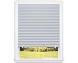 Redi Shade No Tools Original Room Darkening Pleated Paper Shade Gray, 48" W x 72" L, 6 Pack