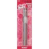 Susan Bates Silvalume Aluminum Crochet Hook, Set of 4