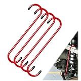 BFXM 4PCS Brake Caliper Hanger Caliper Hangers Hooks with Rubber Tips, Durable Steel, Rust-Proof Automotive Tools for Braking, Axle, Suspension, Herramientas para Extensión de Frenos