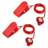 2pcs Universal Treadmill Magnet Safety Key, Magnetic Safety Switch Round Treadmill Key Replacement for Most Treadmills Running Machines