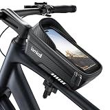 Lamicall Bike Frame Bag Waterproof - [1s Release] Bike Phone Mount Holder