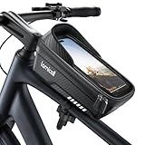 Lamicall Bike Frame Bag Waterproof - [1s Release] Bike Phone Mount Holder