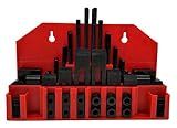 58Pc T-Slot Clamping Kit Mill Machinist Set Table Slots: 1/2"