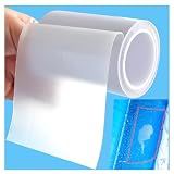 Birllaid Inflatable Patch Repair Kit Waterproof Heavy Duty, Clear TPU Repair Tape for Bounce House, Tent, Canvas, Canopy, Pool Floats, Swimming Ring