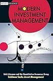 Modern Investment Management: An Equilibrium Approach