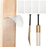 4 Pcs Cricket Bat Protection Sheet Cricket Bat Anti Scuff Sheet Tape Transparent and Clear Face Cover High Viscosity Fiberglass