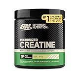 Optimum Nutrition Creatine, Micronized Creatine Monohydrate Powder, Supports Strength & Recovery, Banned Substance Tested, Unflavored, 5g per Serving, 60 Servings