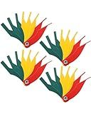 DASBET 4 Pack Brake Lining Thickness Gauge, 8 Piece Brake Pad Measuring Tool Color Coded with Metric & SAE Size for Measuring Disc & Drum Brake Pad Gauge 2mm to 12mm