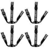 4 Pack Elastic Headlamp Strap Replacement Headband, Comfortable Headlamp Band Adjustable Headlight Strap Elastic Head Band Belt for LED Headlamps Flashlight Rechargeable Hands-Free Headlight