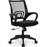 NEO CHAIR Office Computer Chair Ergonomic Mid-Back Mesh Desk Chair, Black