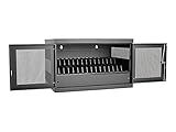 Tripp Lite 16-Port AC Charging Storage Station Cabinet for Chromebooks, Laptops & Tablets, 17" Depth, Wall Mount & Cart Options (CSC16AC), Black