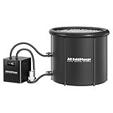 AS ColdPlunge 1/3HP Ice Bath Chiller & Cold Plunge Tub Kit – XL 100 Gal Insulated Ice Pod, External Pump & Filter, Cold Plunge Tub with Water Chille for Athletes, Recovery & Home Wellness