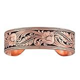 Montana Silversmiths Made in the USA Western Lifestyle Men's Bracelet (LeatherCut Copper)
