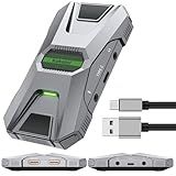 Kuhaimi High-Definition USB 3.0 Capture Card,Full HD 1080P 60FPS Video Cam Link Game Recording and Live Streaming Works for PS5/Switch/Camera/PC/OBS,Supports Up to YUY2