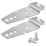 2 Pack 8269145 Dishwasher Mounting Bracket with Screws - Fit for Whirlpool Kenmore Kitchen-Aid Dishwasher, Replace WP8269145 WP8269145VP Undercounter Dishwasher Bracket 365 Days Warranty by Beaquicy