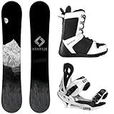 System MTN and Summit Complete Mens Snowboard Package (159 cm, Boot Size 11)