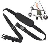 Adjustable Scooter Carry Strap with Quick-Release Plastic Buckles and Anti - Slip Pad for Electric Scooters, Foldable Bikes, Yoga Mats (55lb Capacity)