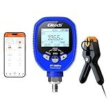 Elitech PT-500Pro Digital Pressure Gauge – HVAC Refrigeration Manifold Gauge with Bluetooth, Temperature Measurement, and Data Logging
