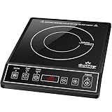 Duxtop 1800W Portable Induction Cooktop Countertop Burner, Black 9100MC