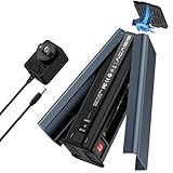 M.2 NVMe SSD Cloner, Dual-Bay Offline Duplicator with Cooling Fan, USB C to M.2 Cloner, Pcle Size 2230/2242/2260/2280 Compatible (Grey)