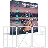 BLUKSYBU Fibonacci View Finder for Artists & Photographers - Golden Ratio Viewer - Fibonacci Composition View Finder | ViewFinder Golden Ratio Tool - Photography/Painting/Drawing Toolsuksybu