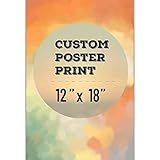 wall26 Custom Poster Prints - Upload Your Image/Photo, Personalized Photo to Poster Printing, Durable and Waterproof, Home Decor Wall Art Prints - 12x18 inches
