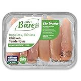 Just Bare® Natural Fresh Chicken Tenders | Antibiotic Free | Boneless | Skinless | 0.88 LB