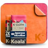 Koala Lens Cleaning Cloth | Japanese Microfiber | Pink & Orange (Pack of 2)