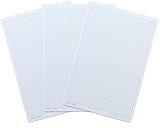 Koala Tools | Mini Isometric Graph Paper Note Pad (3 Pack) | 4" x 6", 50 Sheets/pad - Suitable for Industrial, Architectural, Interior Design