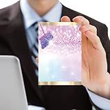 Custom Business Cards 100pcs with Templates Cleaning Service Business Cards Customize with Your Design 3.5"x 2" 300GSM Matte Paper for Small Business - Vertical - Normal Corner