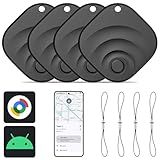 2026 Upgraded Android Tracker Tags-4 Pack, Tracking Device for Android Phones, Compatible with Google Find Hub, Air Tracker Item Locator for Keys, Luggage, Backpack, Travel