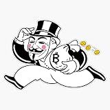 Crypto Anonymous Sticker Vinyl Waterproof Sticker Decal Car Laptop Wall Window Bumper Sticker 5"