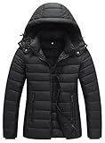 TDYPCI Women's Winter Coat Lightweight Waterproof Puffer Jacket - Quilted Short Down Coat for Women, Ultra Warm Winter Jacket with Hood